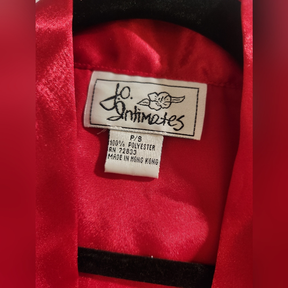 Red Satin Women's Robe - Picture 5 of 5